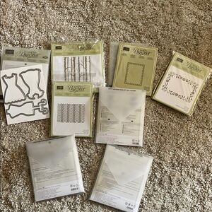 Sizzix for Stampin up Die Cut Set.  New and used sets.
